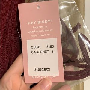 Birdy Grey Cece dress in Cabernet